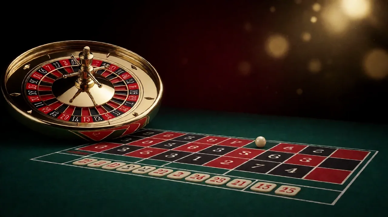roulette ဘီးနှင့် အစိမ်းရောင် ကတ္တီပါ လောင်းကွက်စားပွဲ၏ AI အယူအဆပုံ